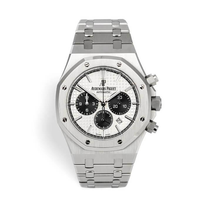 Audemars Piguet Royal Oak Chronograph White Dial – VIP Luxury Watches